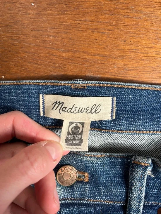 Madewell Perfect Vintage Jean Size 30 Blue Denim - Picture 5 of 7